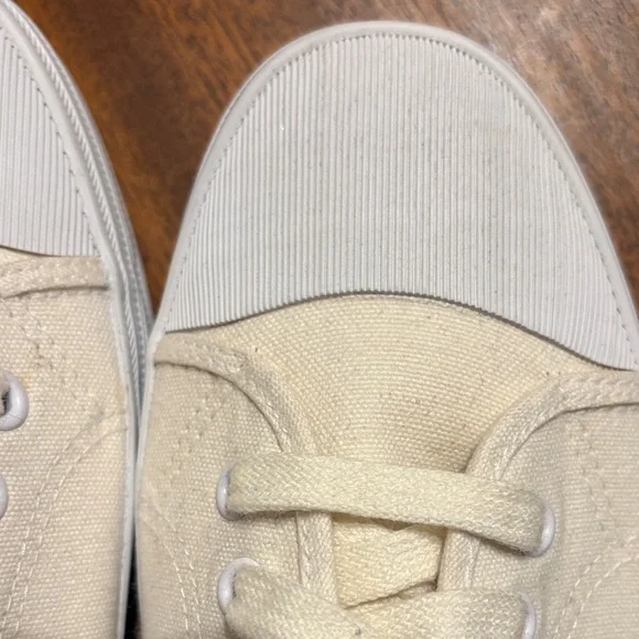 Keds Cream Canvas Sneakers - Picture 2 of 6